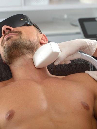 Laser-Haarentfernung Hals & Nacken für Männer